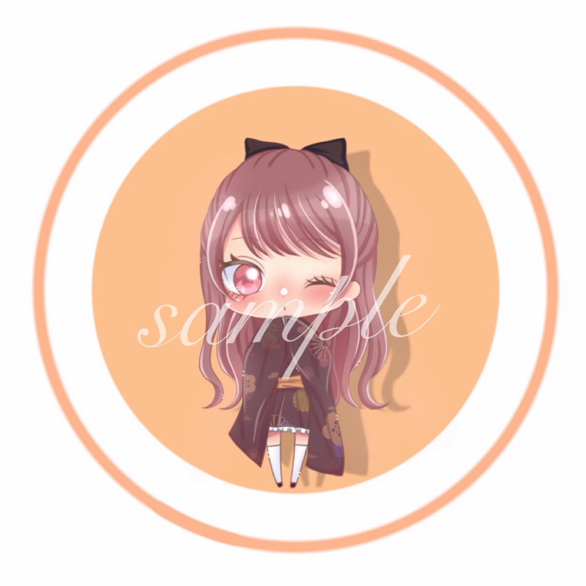 アイコン、ヘッダーのイラストお描きします 可愛いアイコンやヘッダーお描きします(*^^*) イメージ1