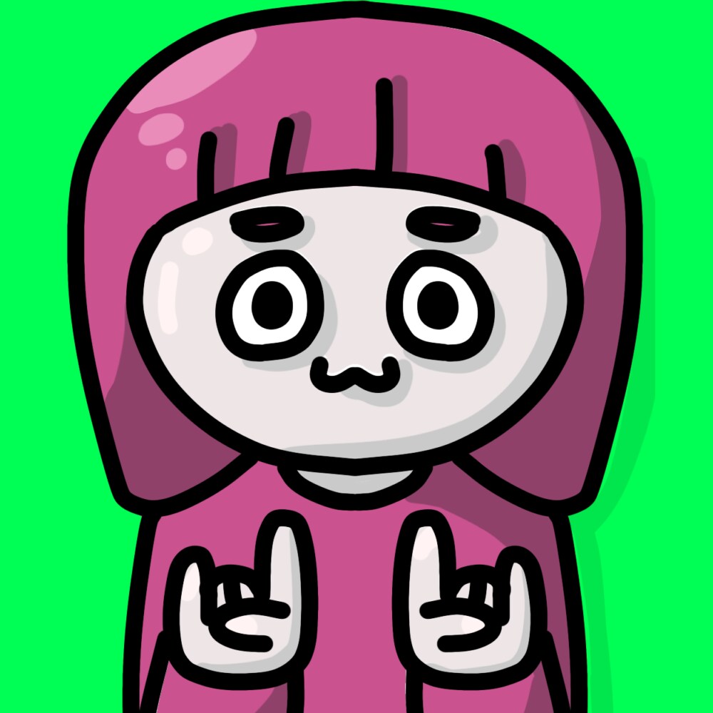 人とは違うアイコンにしたい方にオススメします インパクトのある可愛いポップなイラストです！ イメージ1