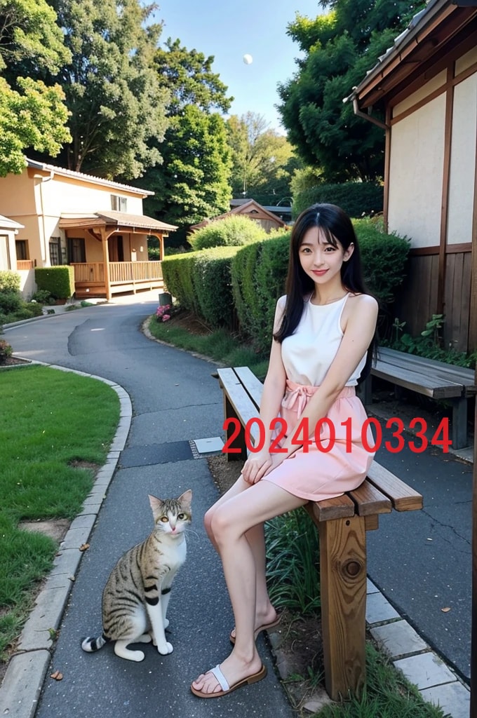 AIで作成した女子高生とネコの写真を販売します 実写では撮影や商用利用が難しい、女子高生とネコのAI写真販売 イメージ4
