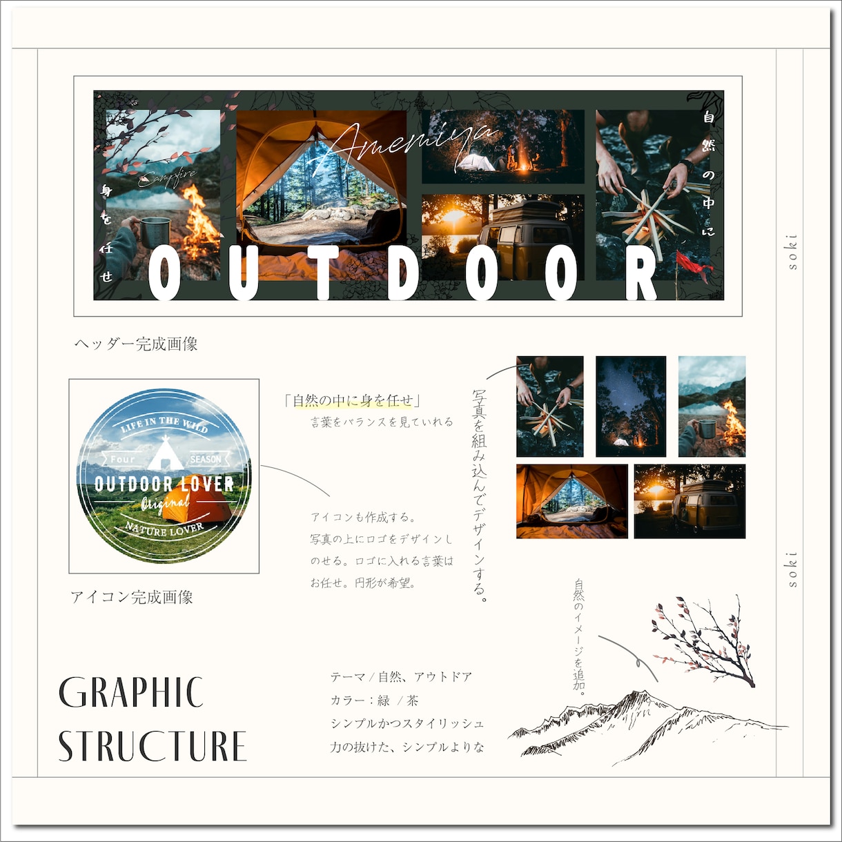 商用OK! SNS・ブログ等のヘッダーを作成します 修正回数無制限で高品質でリーズナブルな画像作成サービス！ イメージ3