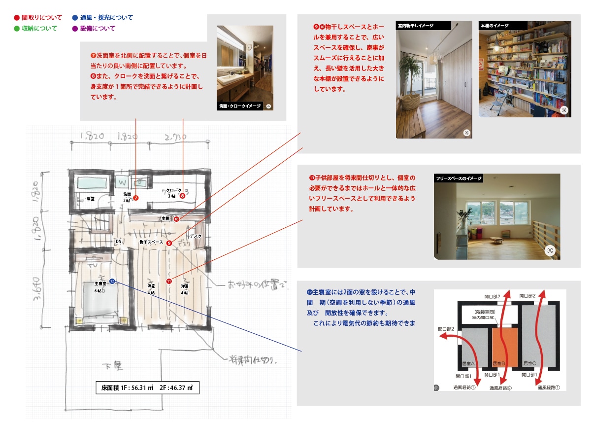 ご要望に合わせて1から理想の間取りをご提案致します 【うちの間取り、これでいいの？】家づくりのセカンドオピニオン イメージ5