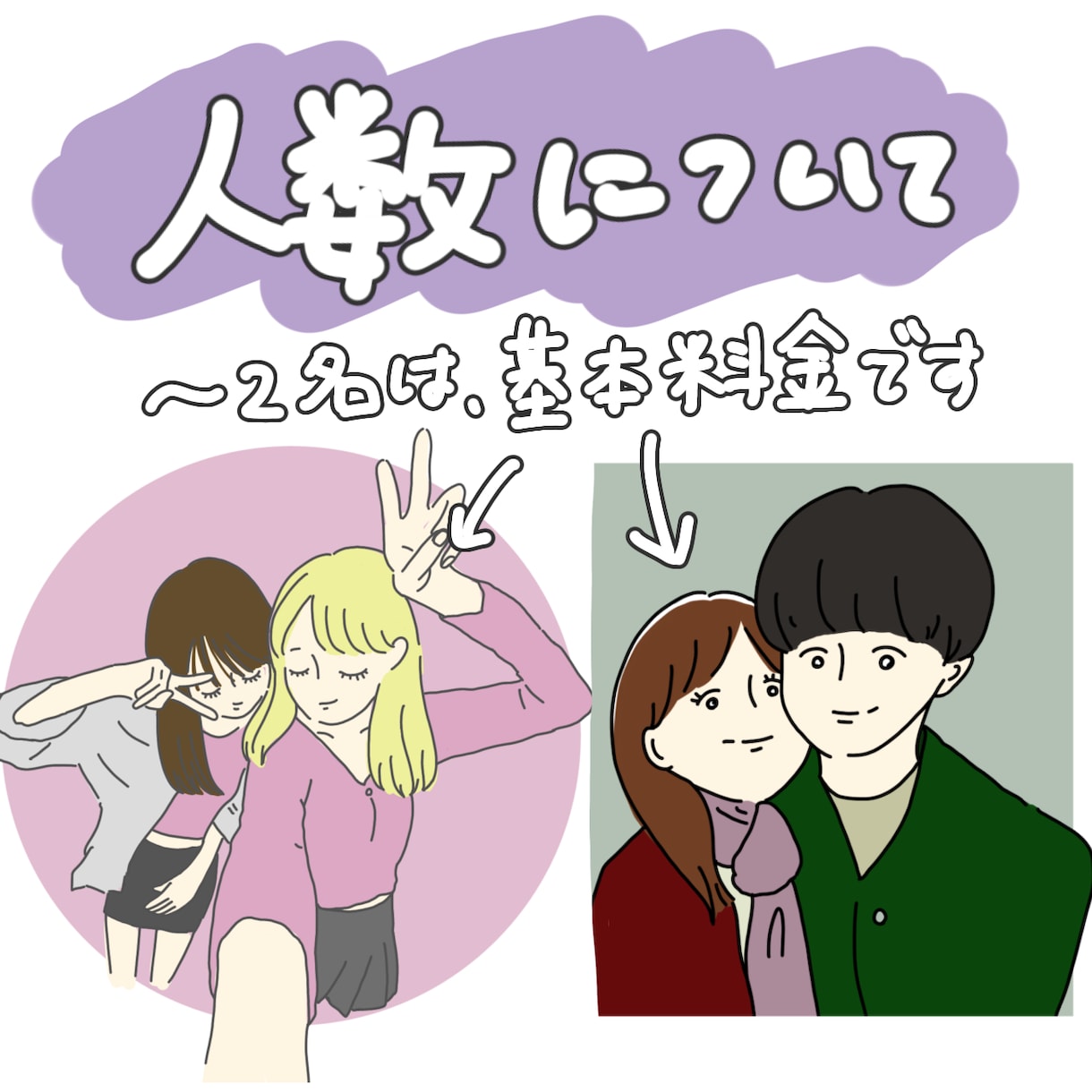 最短1日！お写真からイラスト描きます 特別な瞬間や記念日に、オリジナルのイラストをおくりませんか？ イメージ3
