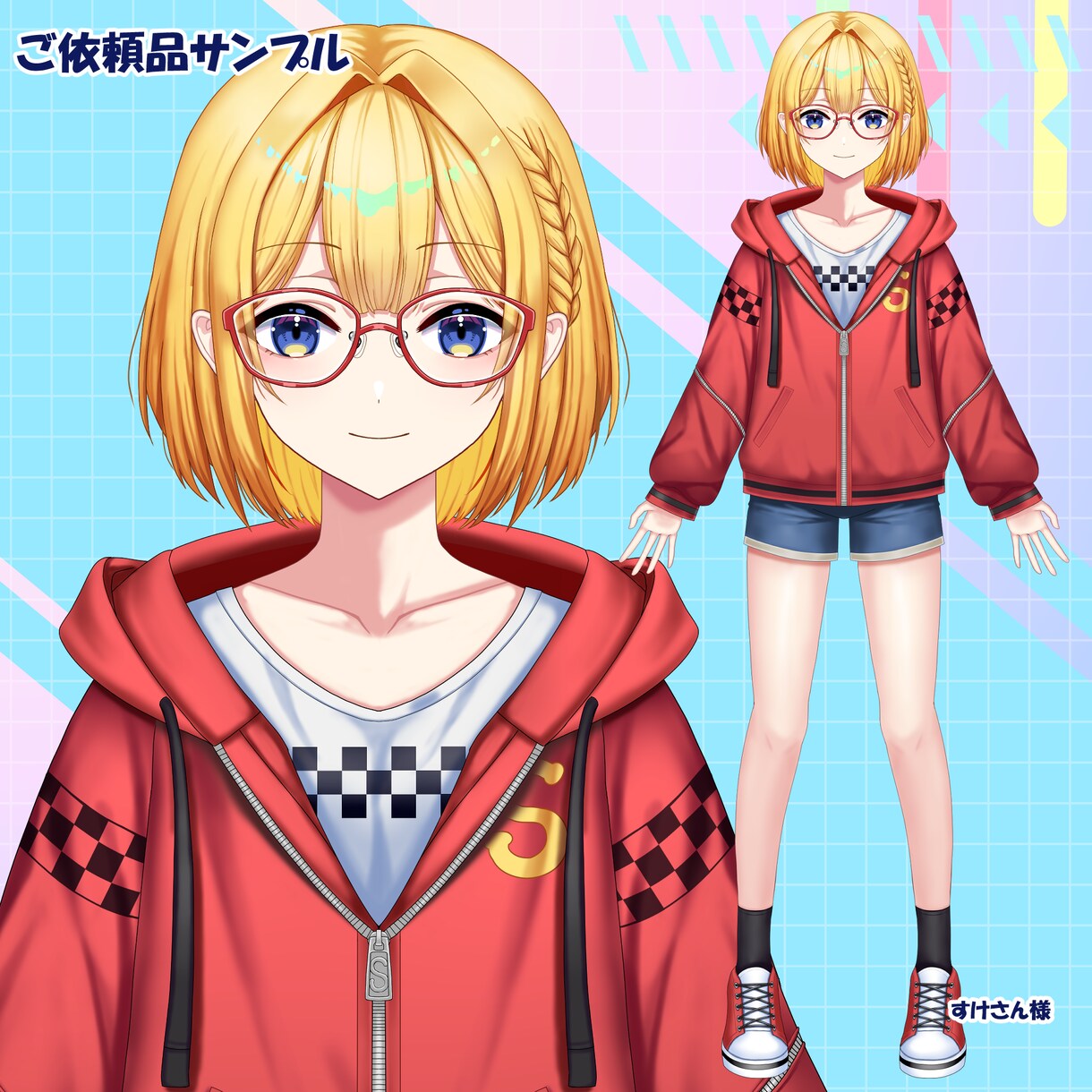 Live2Dモデル全工程一括制作いたします キャラデザ～モデリングまですべてお任せください！ イメージ5