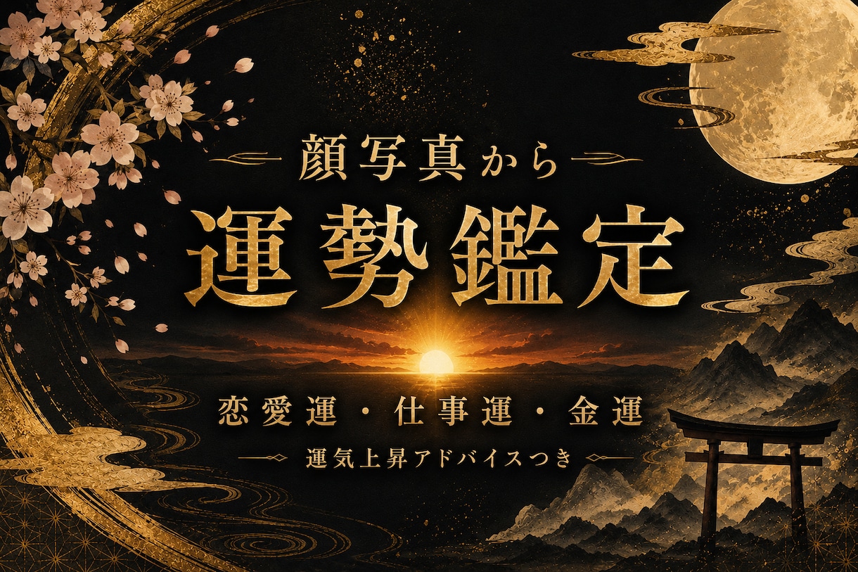 運勢鑑定—総合運・恋愛運・仕事運・金運全て視ます 全ての運勢を深掘り分析します。運気上昇アドバイスも イメージ1