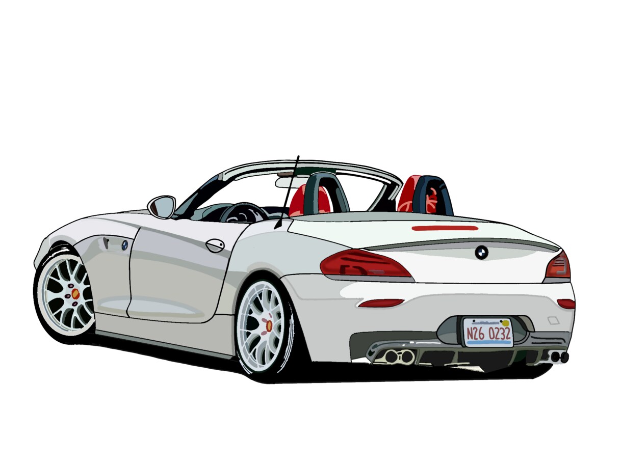 思い出の車をリアルにイラストで描きます 思い出の車を味わい深く、忠実に描きます！　納車記念に！ イメージ8