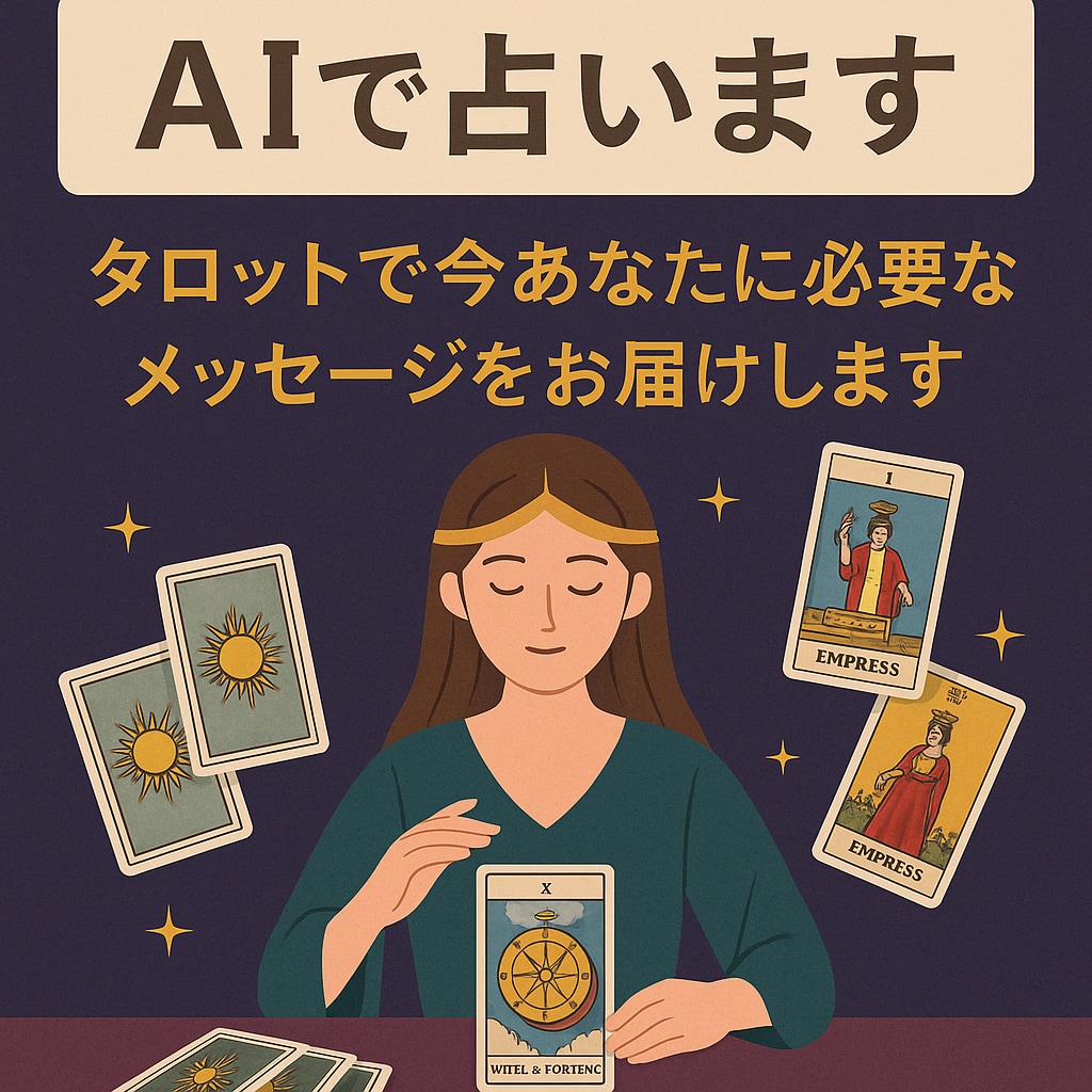 AI×霊視風タロットます AI×霊視風タロットで“今のあなた”に必要なメッセージ イメージ1