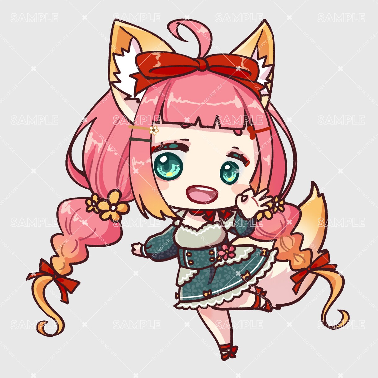 通常版：商用OK！カワイイちびキャラ描きます 動画のサムネに最適な可愛いイラスト イメージ3