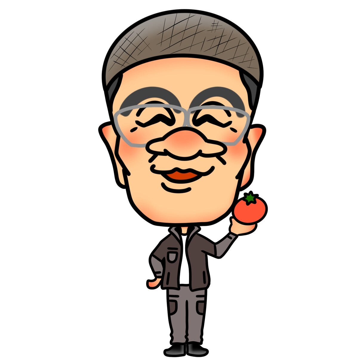 写真から愛らしいキャラクター風似顔絵をお描きします 顔出ししたくないけど、知り合いなら分かる！そんな似顔絵です。 イメージ3