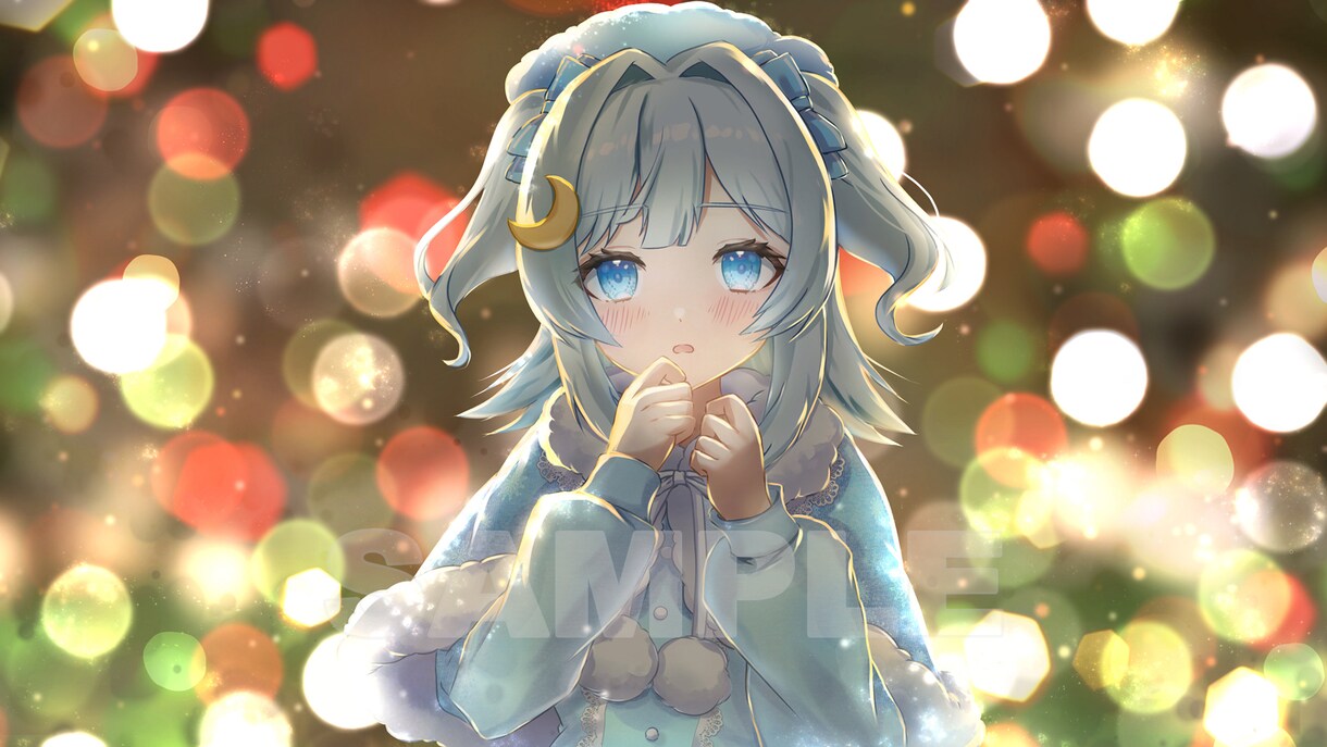 かわいいイラスト描きます SNS・配信・グッズなどに使いやすい一枚絵を仕上げます！ イメージ7