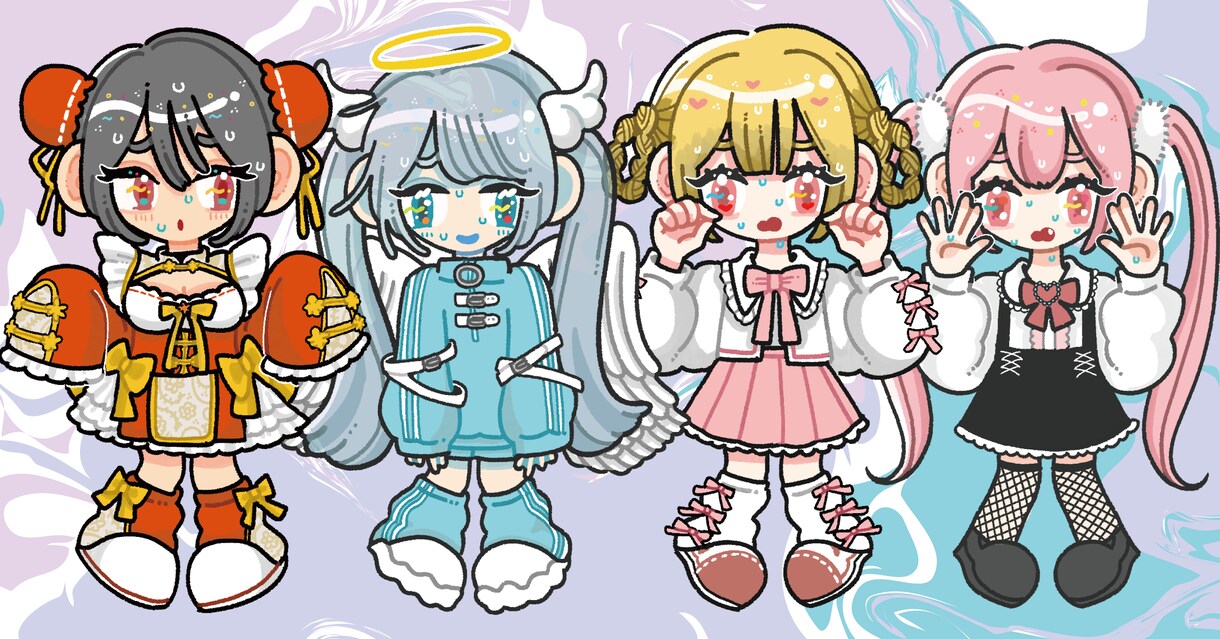 ポップでかわいい！イラスト制作します あなただけの個性たっぷりなイラストを制作します！ イメージ8