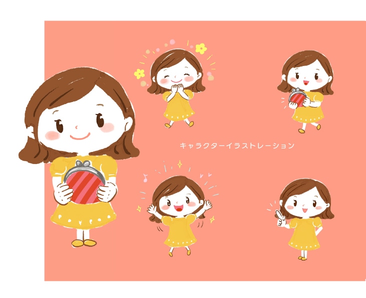 商用ＯＫ☆魅力を伝える可愛いキャラクター作成します 売上UP↑販促効果に↑オリジナルキャラクターを作成します！ イメージ4