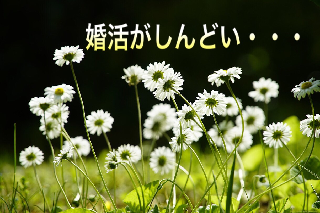 婚活がうまくいかない方、お話し伺います うまくいかないのには理由があります。その理由解き明かします イメージ4