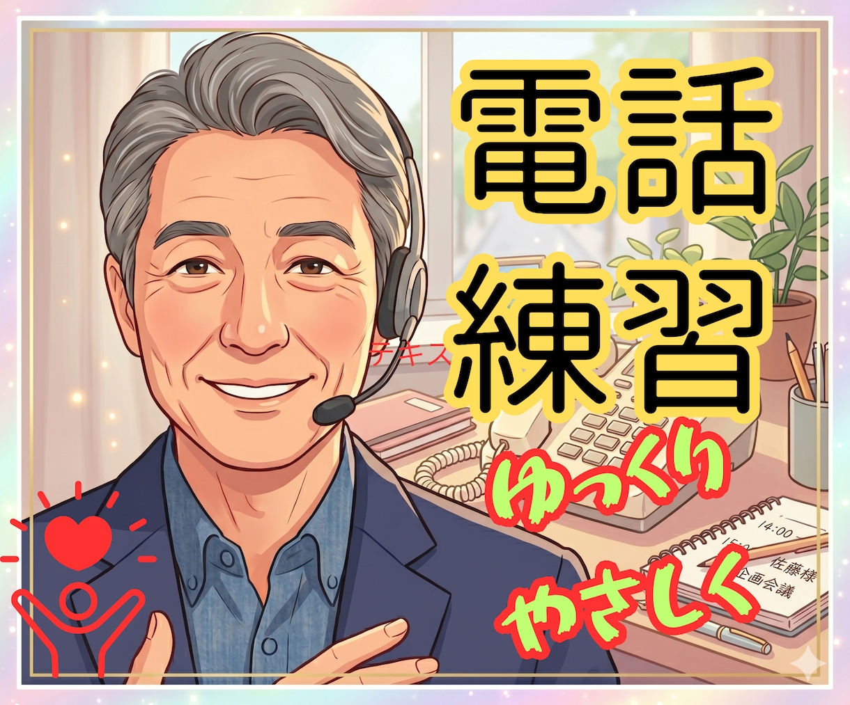 場数と慣れで克服☘️電話の練習相手になります 緊張しぃさん✅️吃音で不安な方✅️出品者の方✅️の話し相手♡ イメージ1