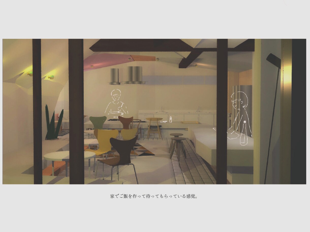 あなたの理想の空間を、手描き&３Dでカタチにします お店・カフェ…設計前にアイデア整理！一緒に空間を視覚化。 イメージ5