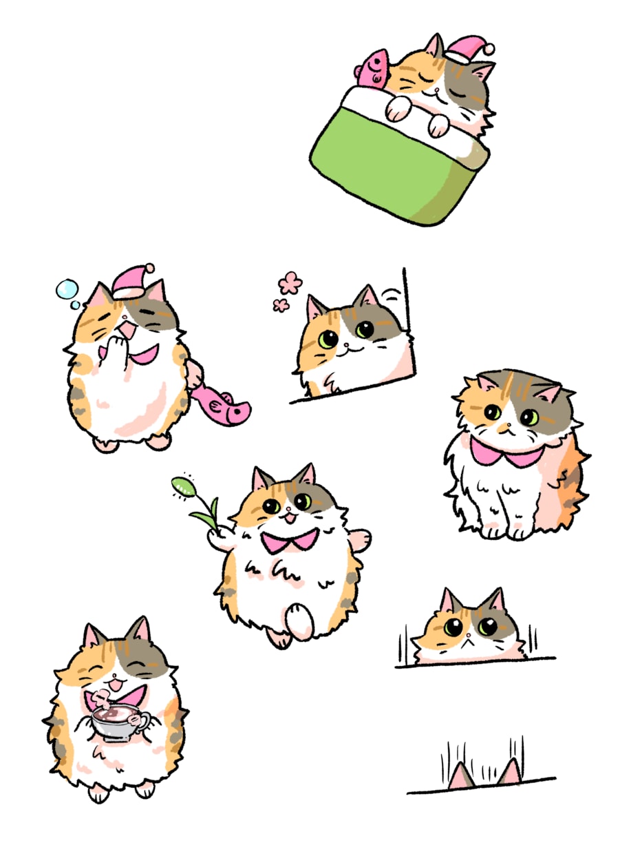 ほっこり似顔絵描きます 人物、猫、鳥、犬、ハムスターの似顔絵 イメージ6