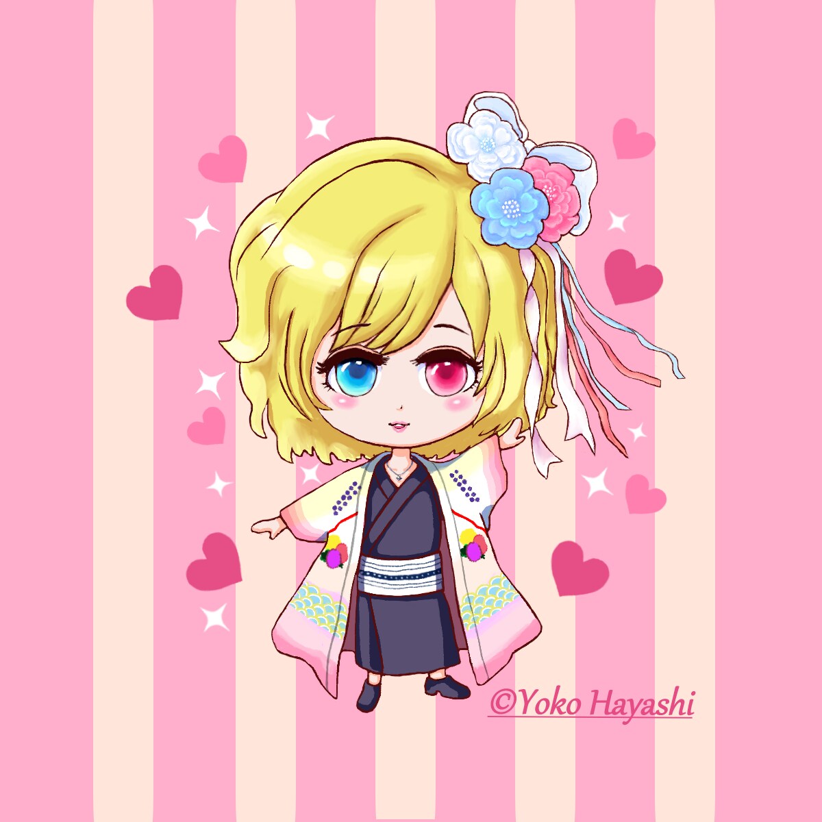 ちびキャラをお描きいたします 雰囲気を似せて可愛らしくお描きいたします！ イメージ2