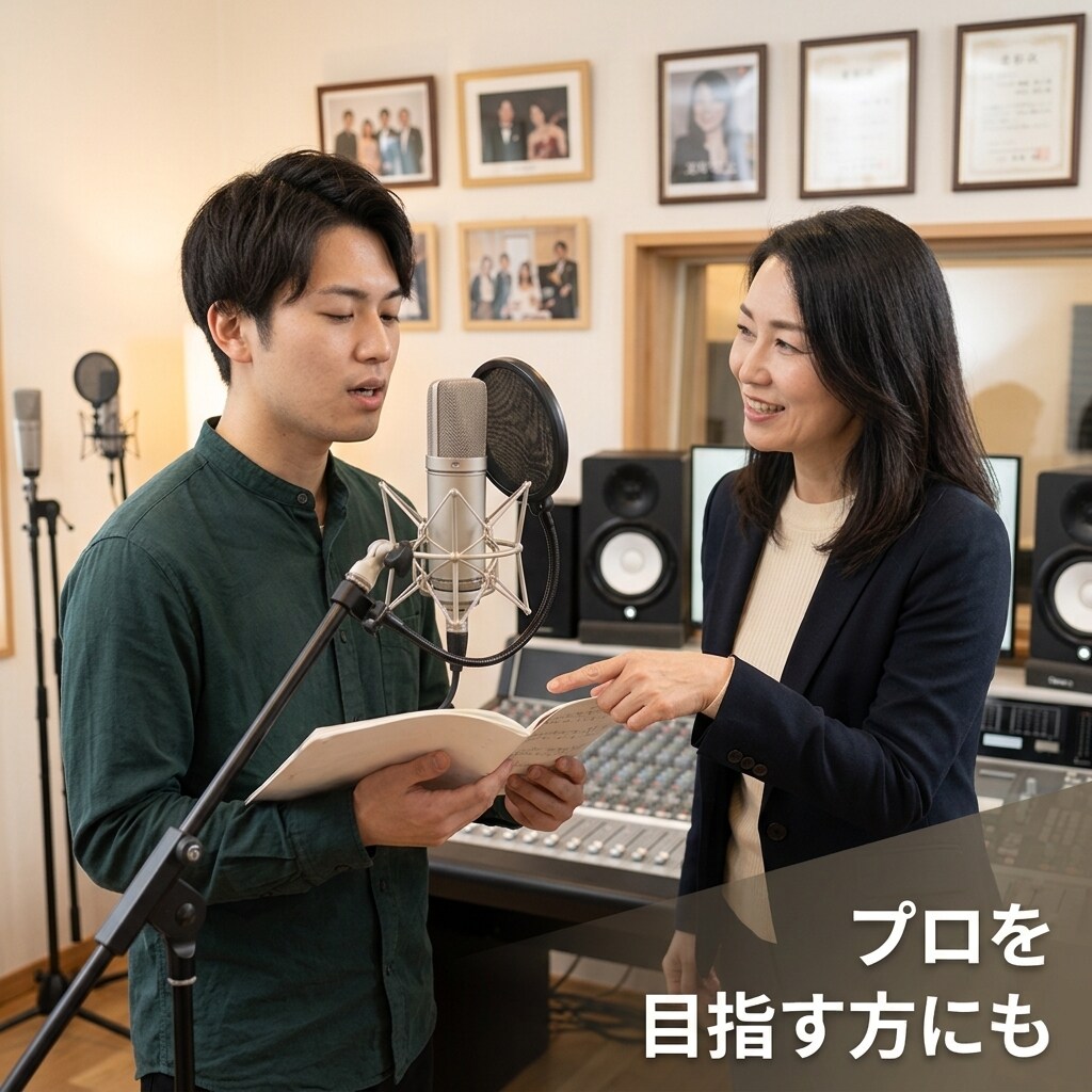 プロを目指す方の歌のお悩み相談します 発声・高音・口や顔の使い方まで丁寧にアドバイス イメージ1