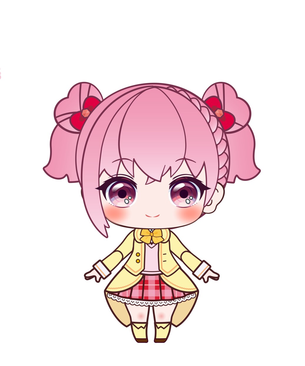 Vtuberちびキャラデザイン〜モデリングします ちびキャラなら全身絵でVtuber活動可能♪ イメージ8
