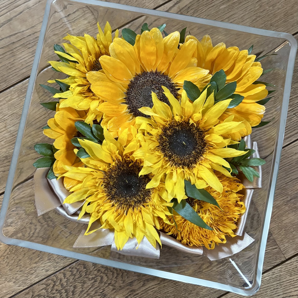 プロポーズの花束ウエディングブーケ記念の花残します ②【スクエアS】大切なお花の保存　ブーケ・プロポーズの花束 イメージ7