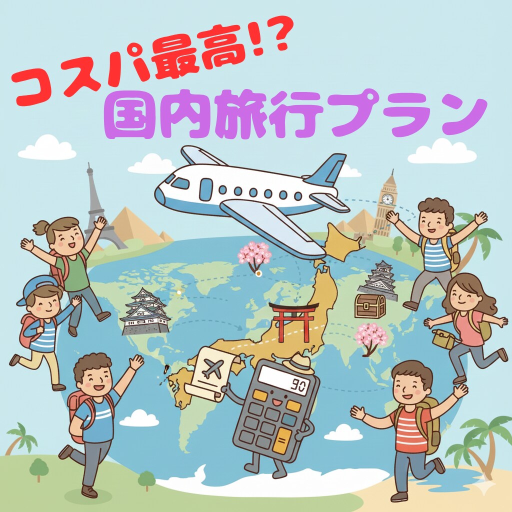 あなたに合った最適かつ安い国内旅行プラン提案します お客様に合わせた効率的でコスパの良い旅行をご提案。 イメージ1