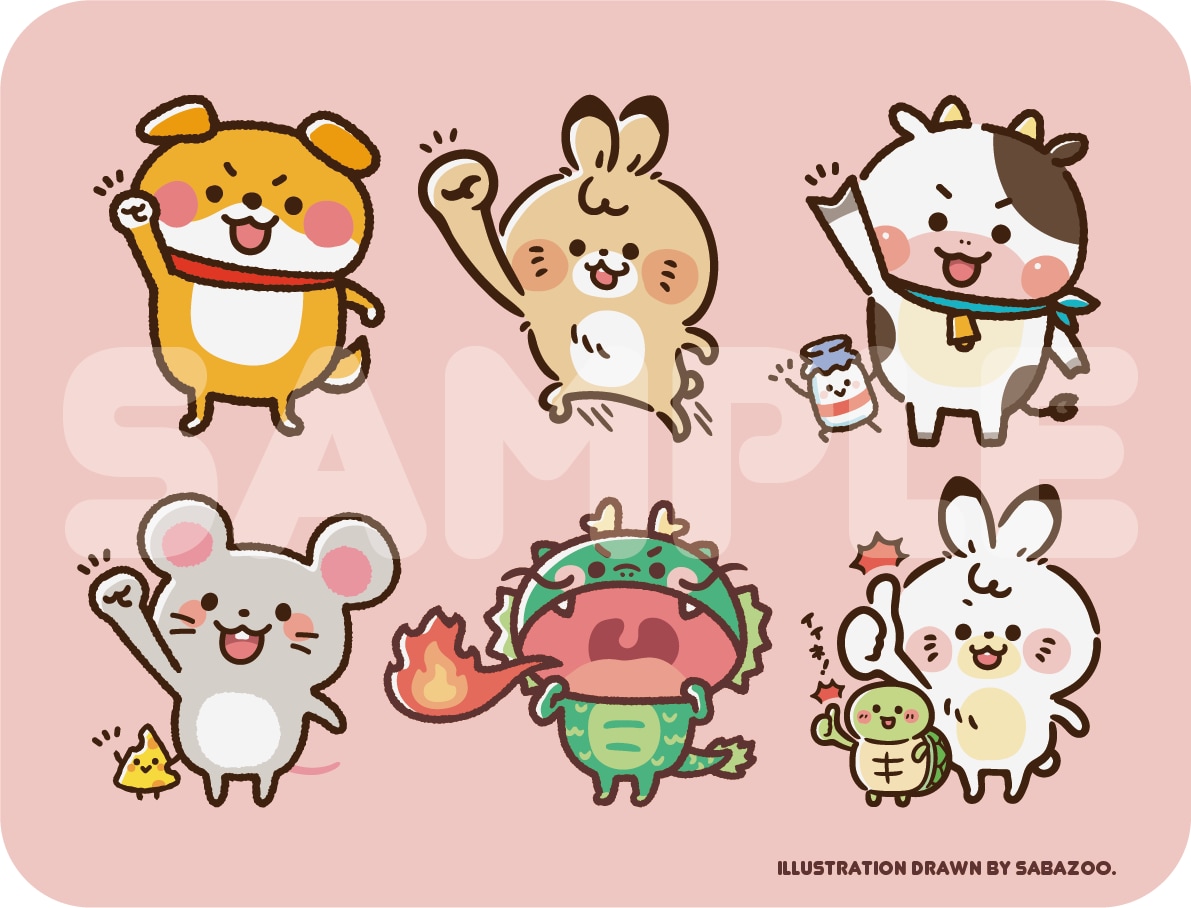 かわいいっ♪動物などのゆるキャラ描きます 商用利用も選択可！SNS、会社、団体のマスコットに♪ イメージ3