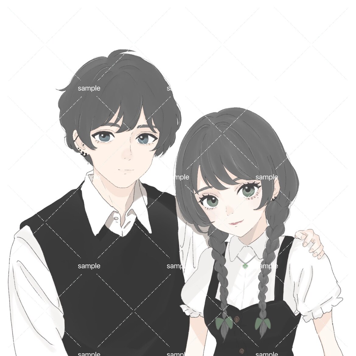 9月中値下げ❕商用利用可のイラスト描きます SNS・配信などに使えるイラストを作成します！ イメージ10