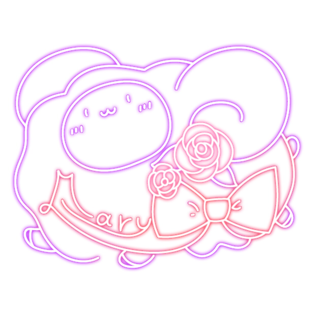 アイコン、イラストの足しに！ネオンサイン描きます あなたに合ったネオンサイン描きます。ゆるものを書いてます✨ イメージ6