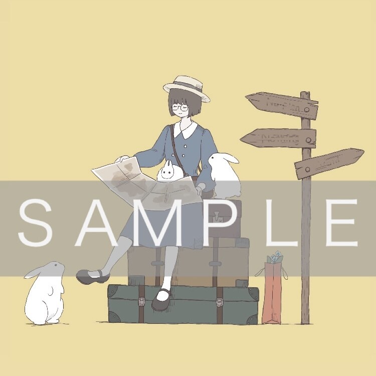 顔を隠すシンプルなイラスト描きます ◎シンプルおしゃれなイラストです◎顔ありも可◎ イメージ5