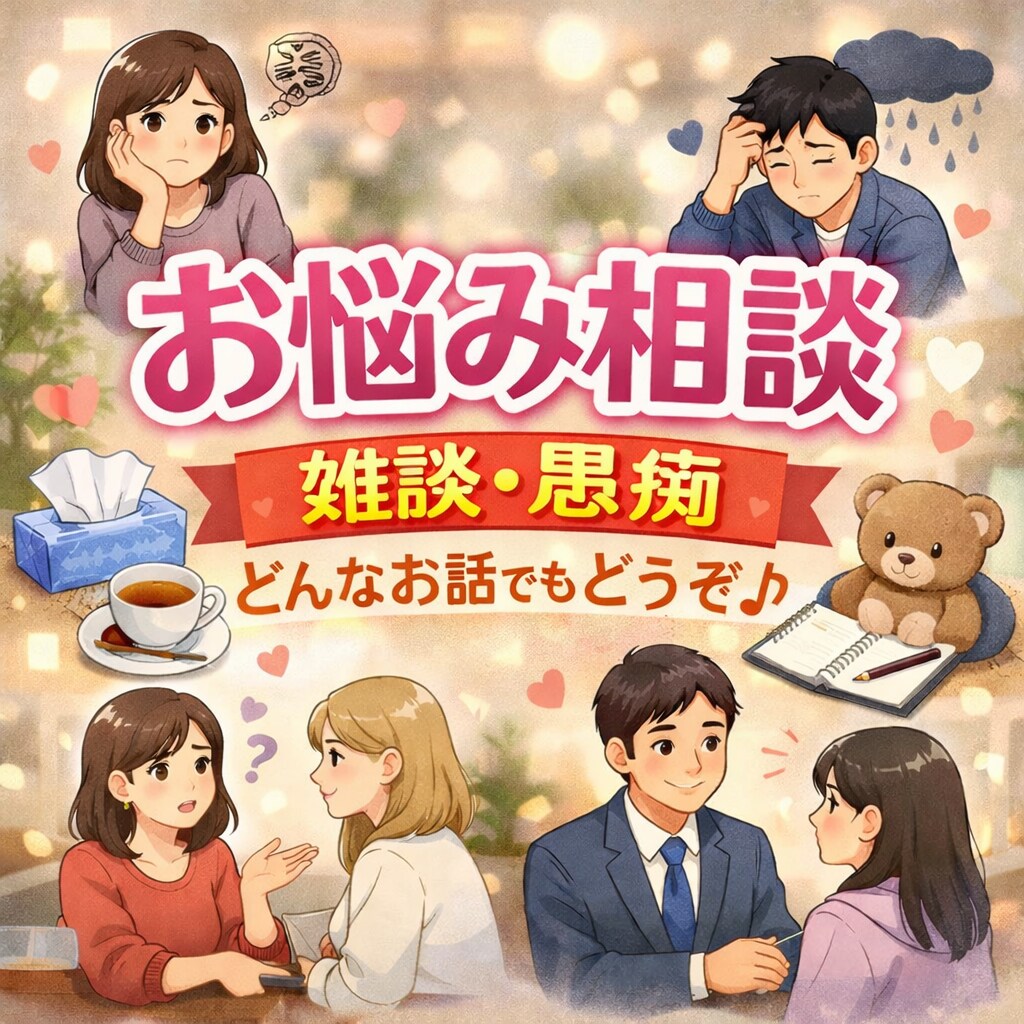 チャットでゆっくりお話聞きます｜匿名OKます チャットのみ対応。顔出し・通話はありません。 イメージ1