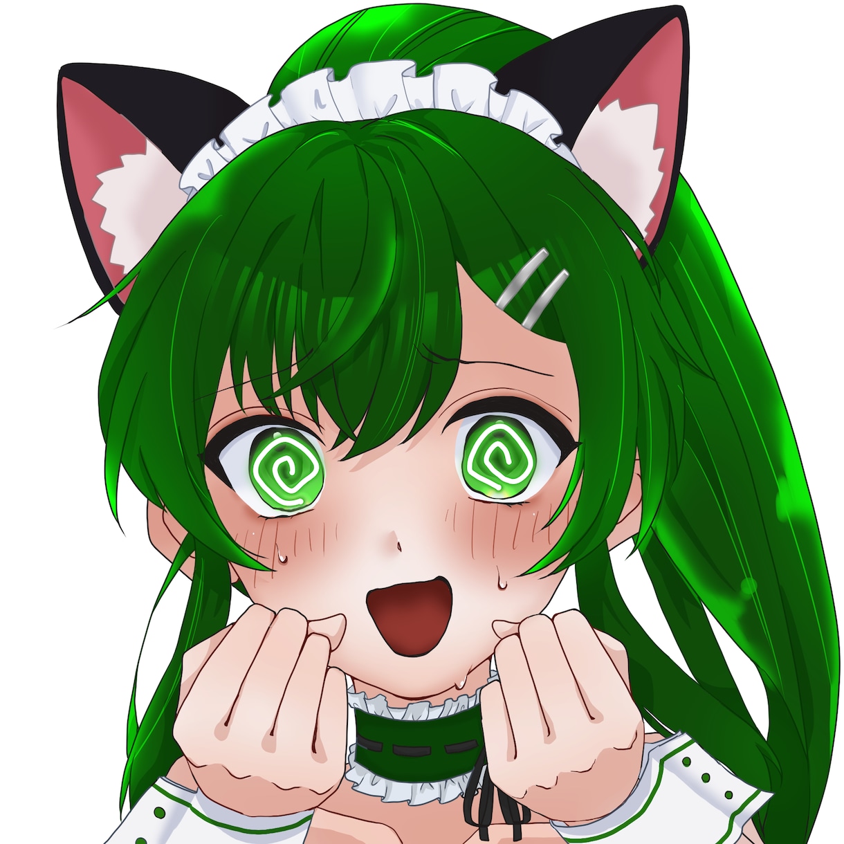 胸上イラスト描きます アイコンに最適な表情豊かなイラストを提供します イメージ3