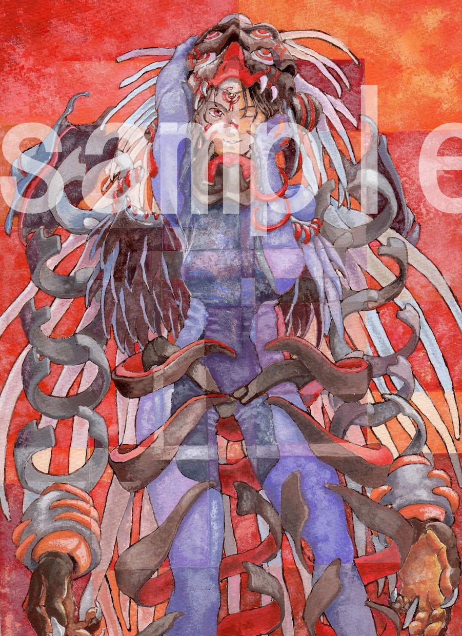 いろいろイラスト作成します アナログ　紙に手描き手塗りもします。 イメージ1