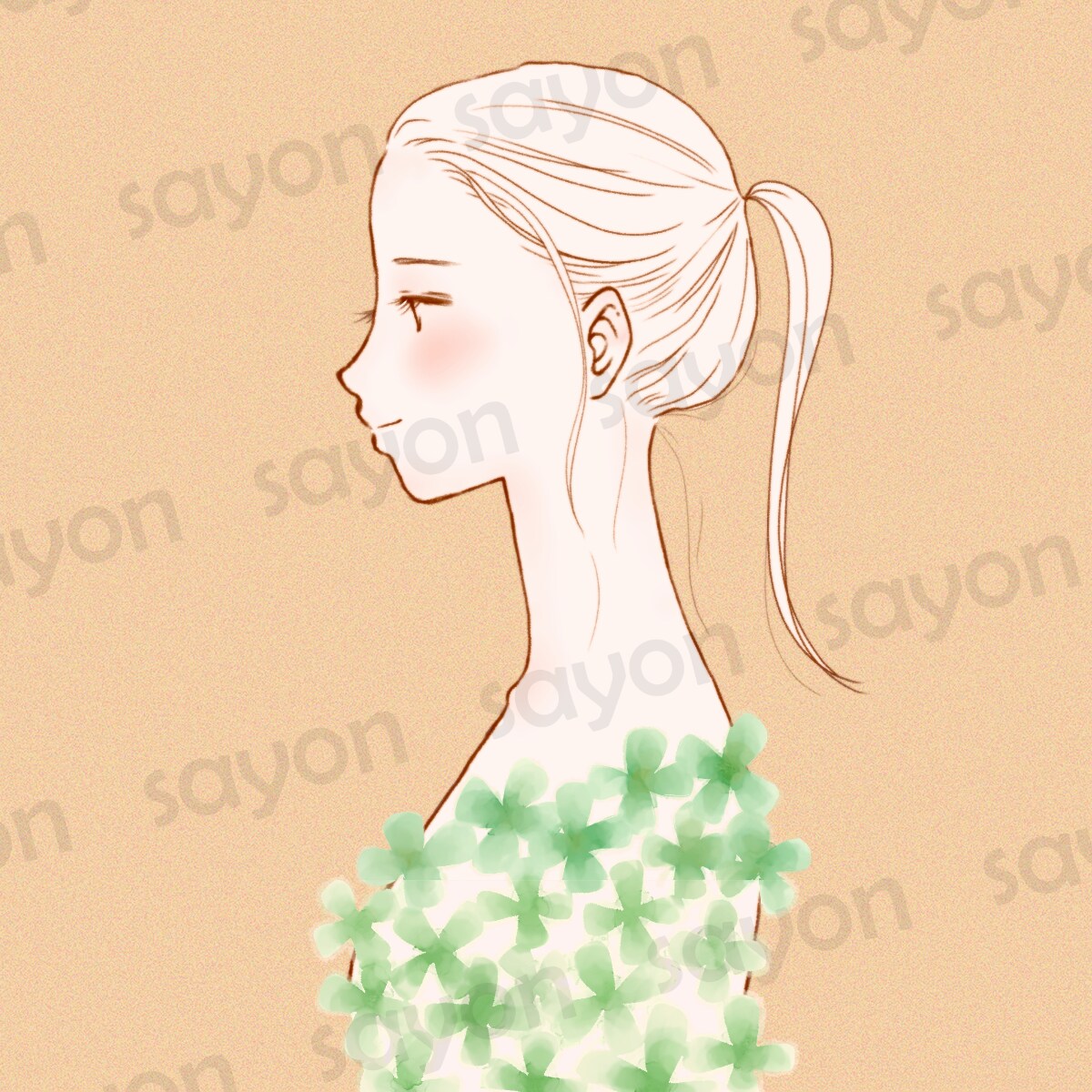 イラスト多数/完成品イラストを販売しています ゆるふわ/おしゃれ/フェミニン/ナチュラルシリーズ② イメージ8