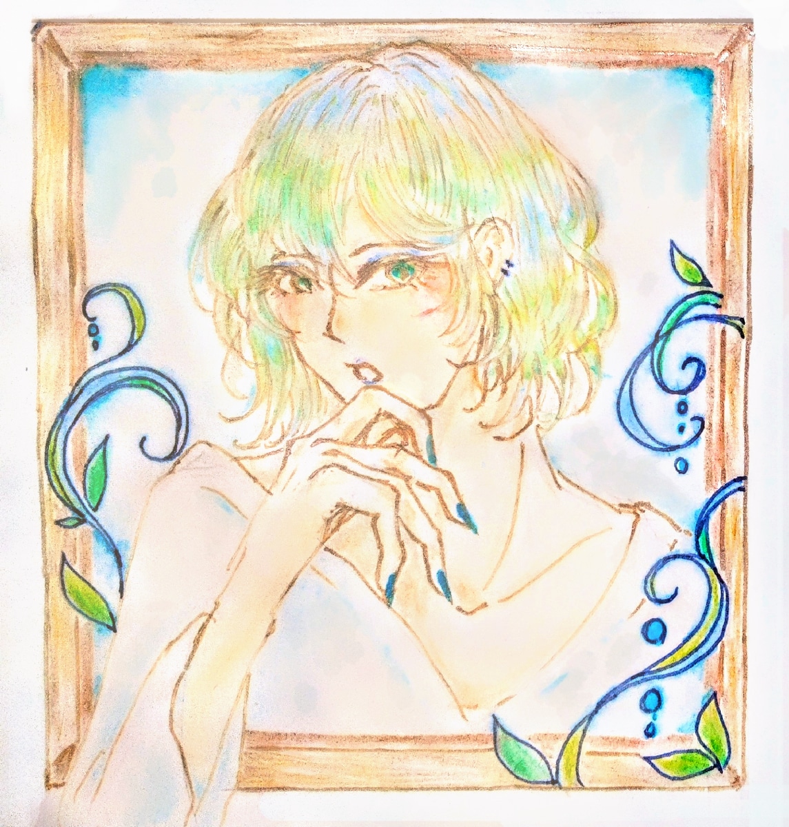 SNSアイコンのイラストをお描きします アナログの柔らかな雰囲気の絵、アイコンにいかがでしょうか？ イメージ5
