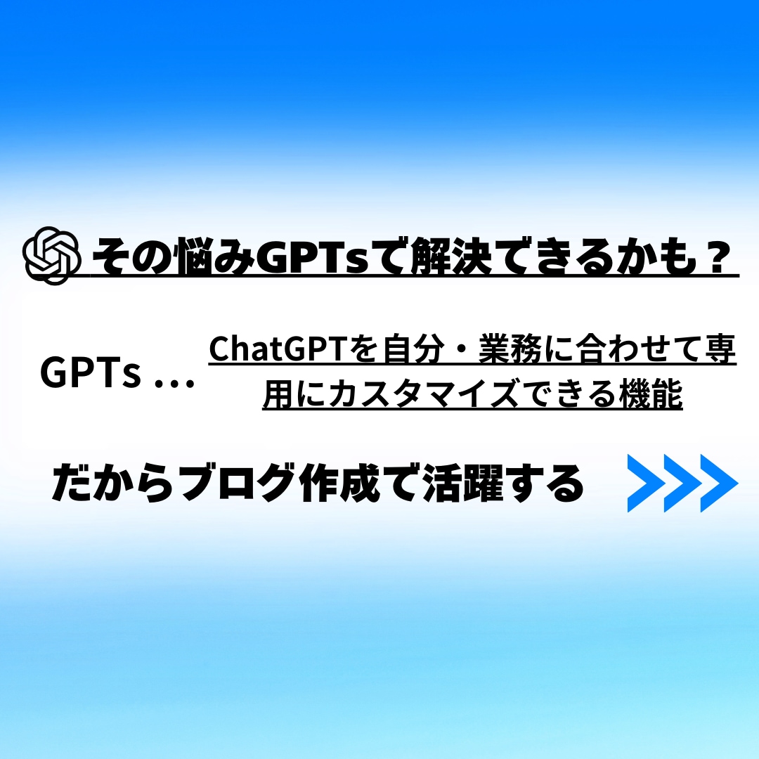 ブログ作成を効率化する専用GPTs制作します 生成AIを使ってブログ記事の作成〜編集まで任せませんか？ イメージ3