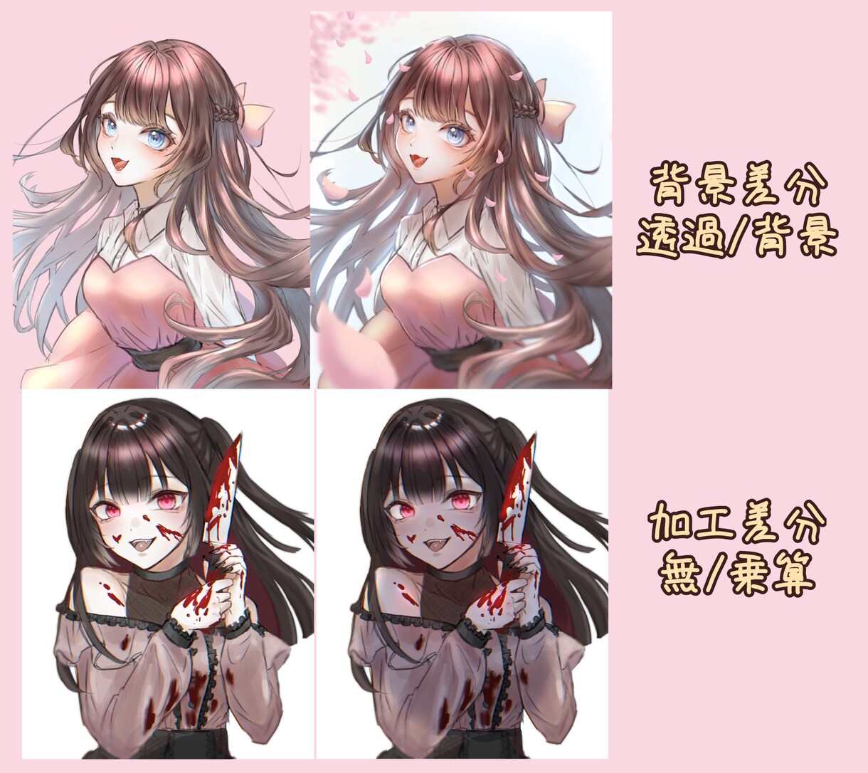 可愛い女の子のイラスト描きます 顔と髪にこだわったあなただけのイラスト制作させてください！ イメージ2
