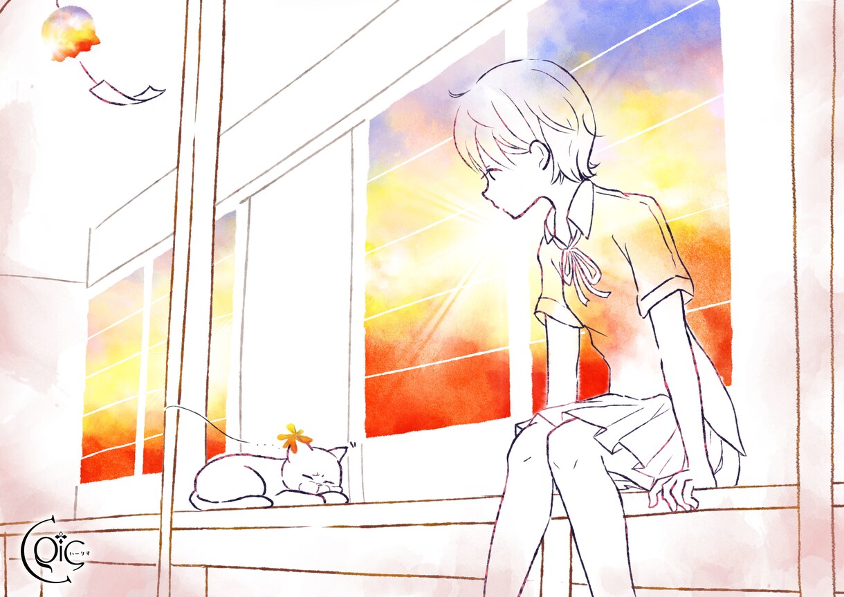 横顔✩.*˚温かみのあるデジタルイラスト描きます 伝えたいことや表現したいことなどを作品の中に込めます✩.*˚ イメージ10
