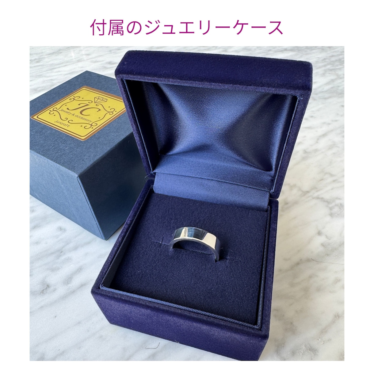 シンプルな純銀リングをお作りします お好きなサイズと表面仕上げでオーダメイド！文字刻印無料！ イメージ9