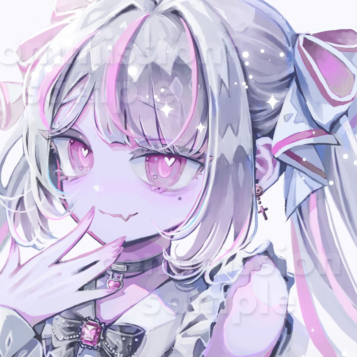 キラキラ透明感！かわいいアイコン描きます ✧ココナラ依頼がはじめての方もお気軽にご相談ください✧ イメージ3