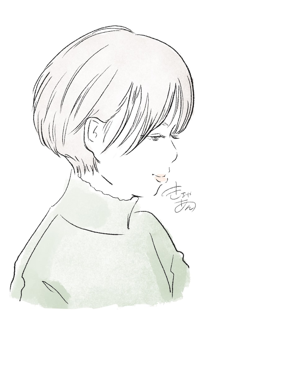 記念日や贈り物にぴったります おしゃれで繊細、心が温かくなる似顔絵描きます イメージ4