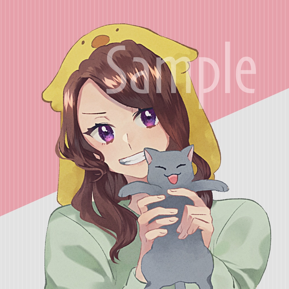 SNSアイコン制作します イラストとデザイン含めてご提案します イメージ2