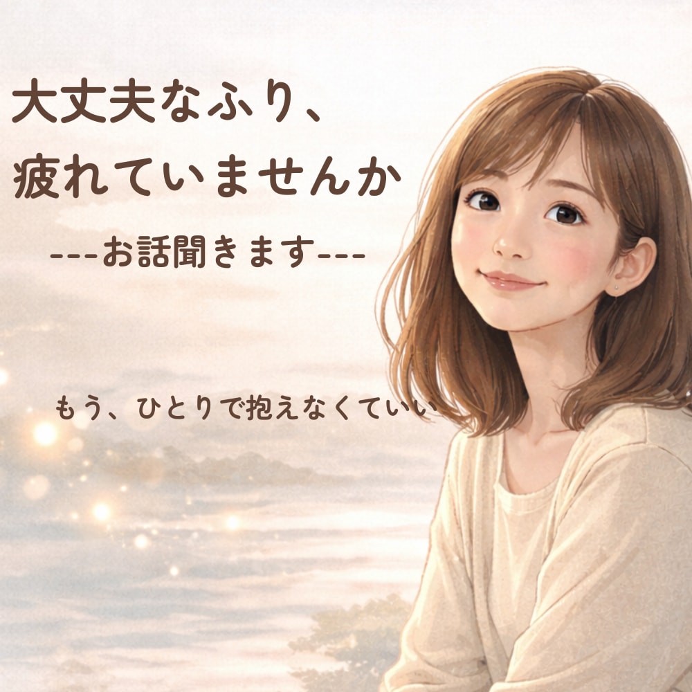 大丈夫なふり、疲れていませんか｜2時間お話聞きます もう頑張れないと感じたときに、思い出してほしい場所です☘️ イメージ1