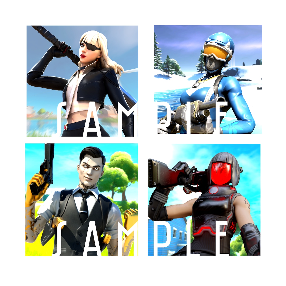 大人気！FORTNITEヘッダーアイコン制作します 安く早く！お客様のご希望に添って制作させていただきます。 イメージ5