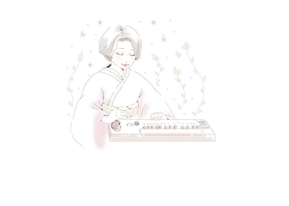 繊細で柔らかな線画作成します おしゃれな線画で名刺などをしたい方へ イメージ2
