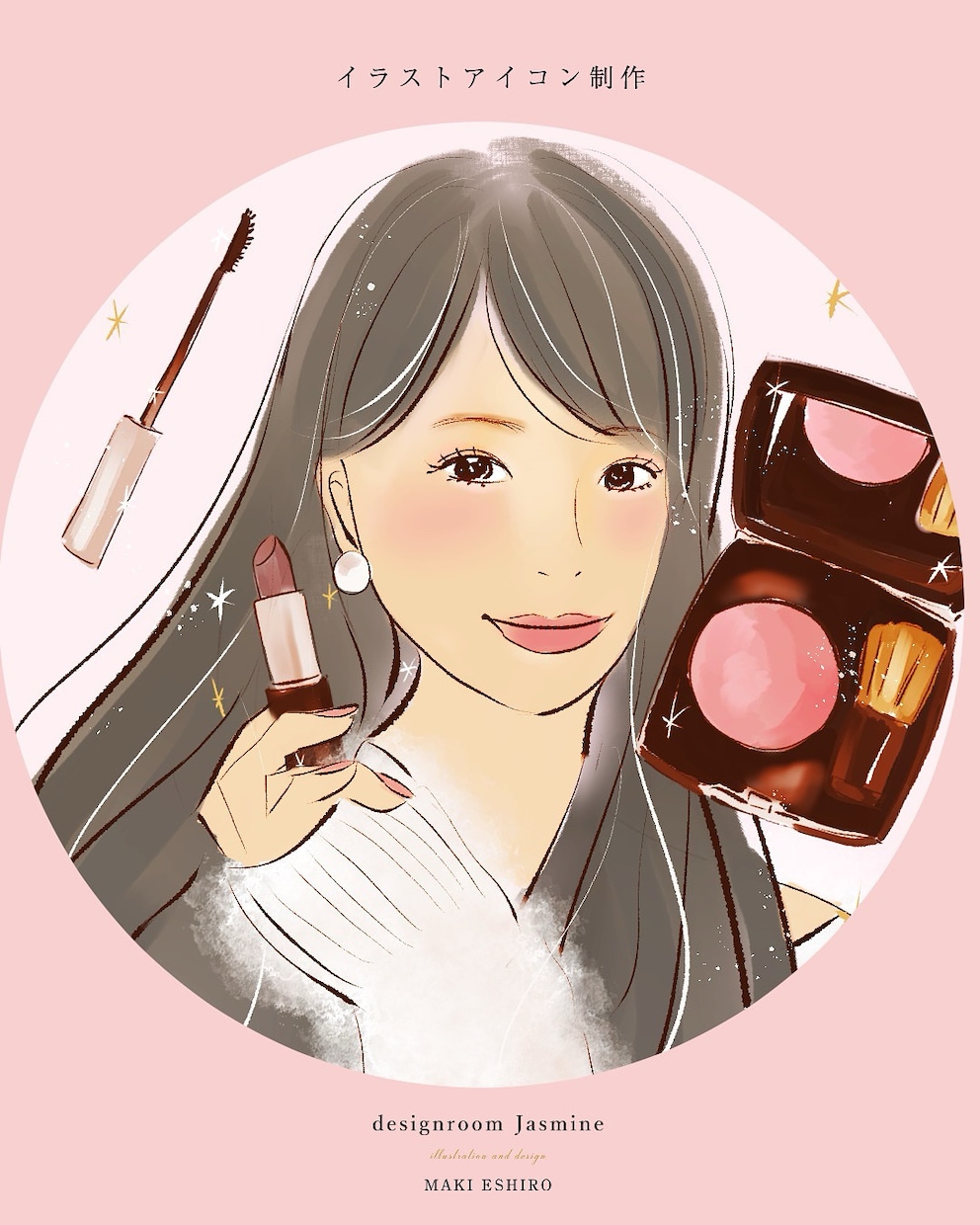 イラストアイコン作成します 優しいタッチでおしゃれな女性のファッションイラストを描きます イメージ3