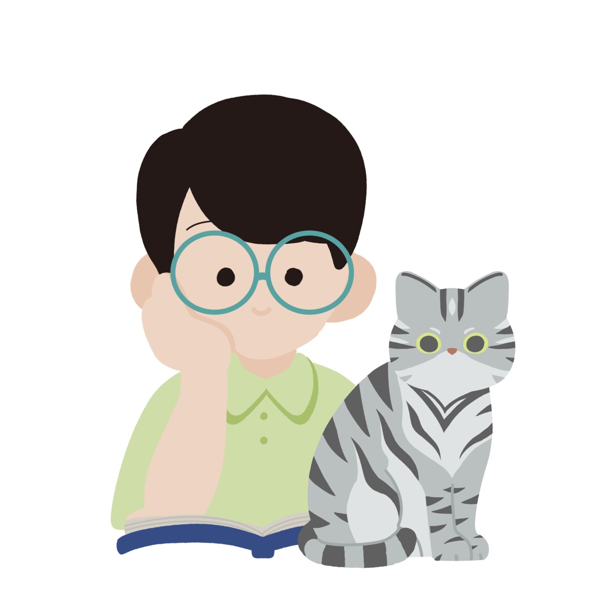 ふんわりした世界に変える、にがおえイラスト描きます まるで絵本の中に入り込んだような、やさしい絵にします！ イメージ6