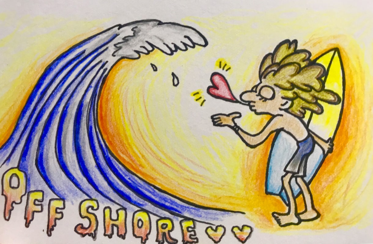 海、ハワイ、サーフスタイルをお描きします 海や夏が好きな方に、心温まるイラストを イメージ2