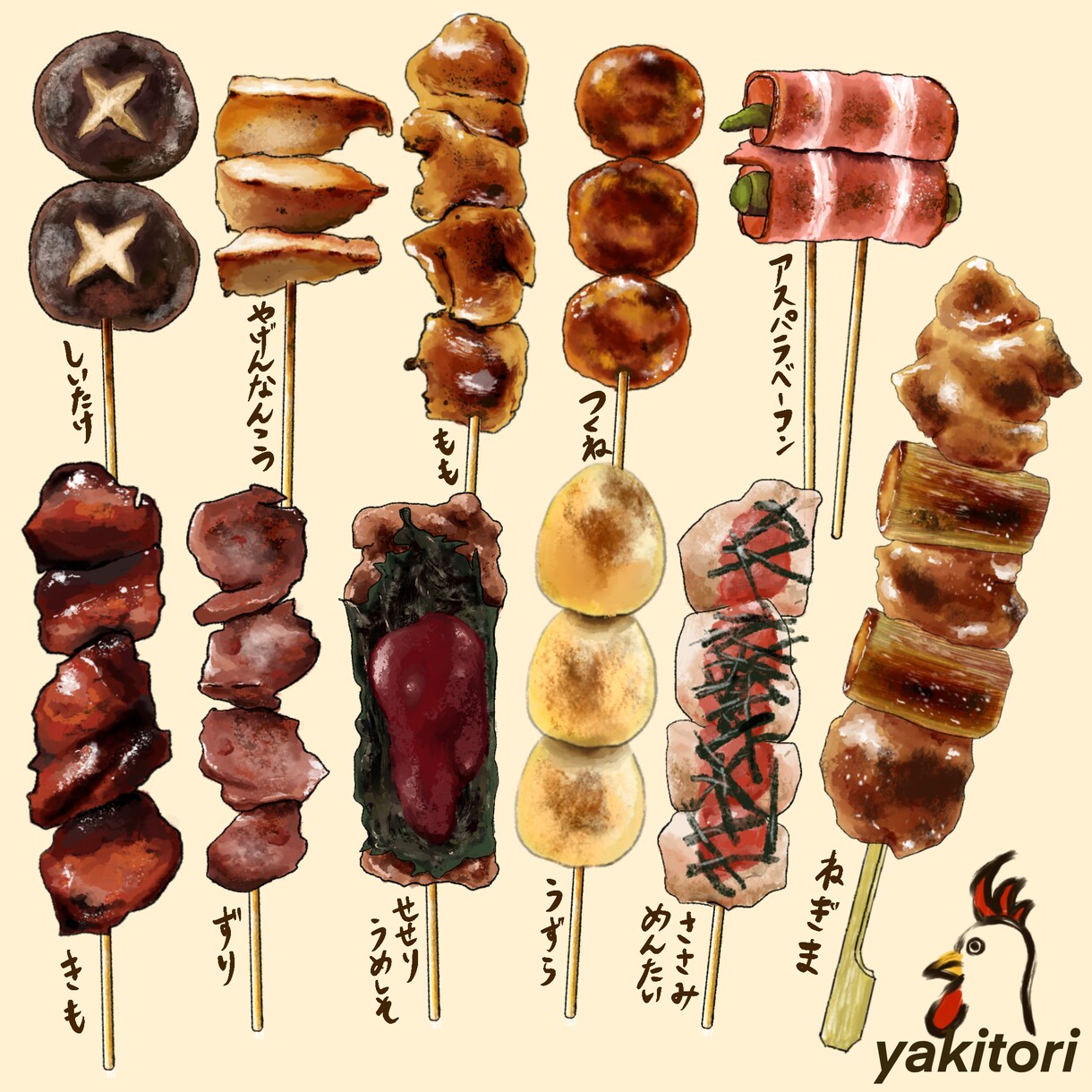飲食店のメニューデザインとイラスト描きます 食べ物イラストを使用したわかりやすいメニュー作ります！ イメージ2