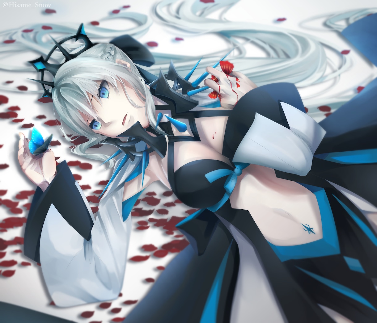 オリジナル・二次創作イラスト制作いたします 透明感のある女性キャラクターのイラスト イメージ1