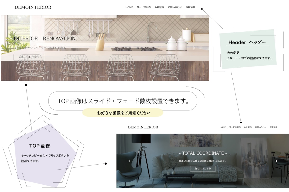 WordPressでビジネス用サイトを制作します 企業・個人ビジネス向け！シンプルで見やすい基本のホームページ イメージ2