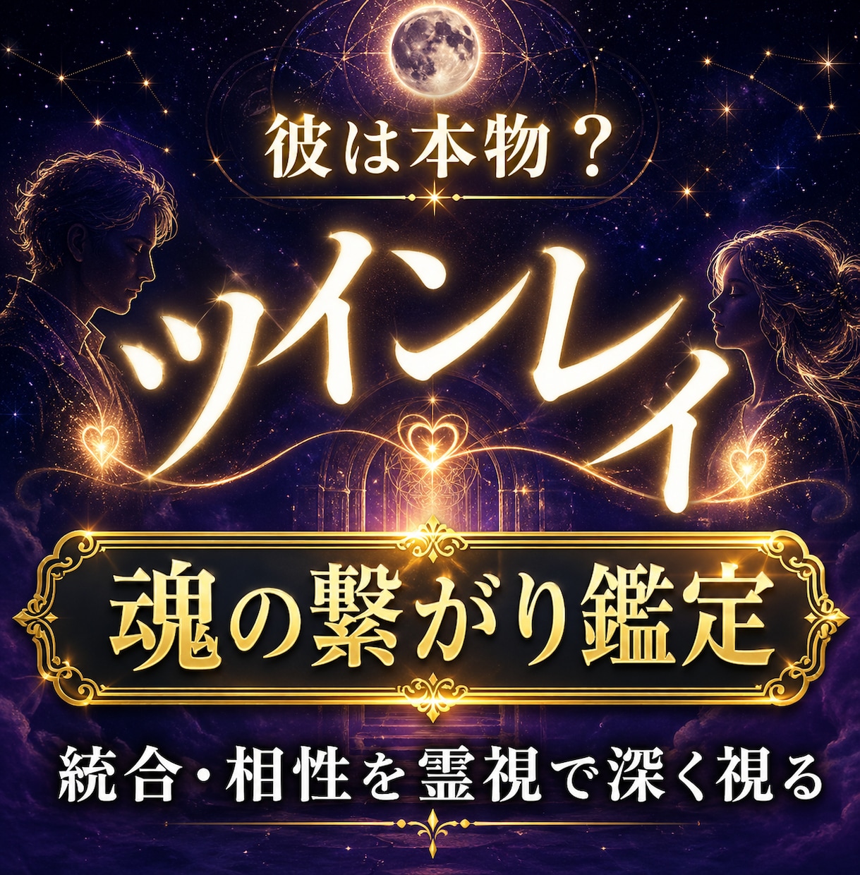 ツインレイ鑑定◆統合・彼の繋がりを霊視で深く視ます 彼との関係はツインレイか？相性など魂レベルで明かします イメージ1